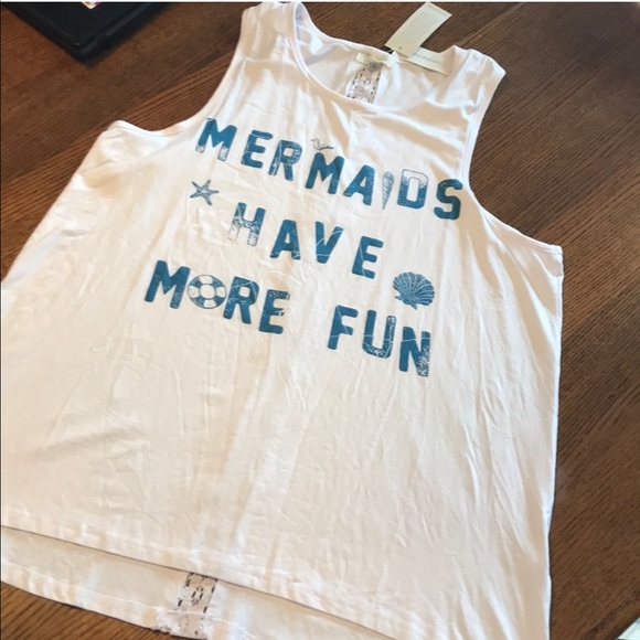 Tops - PLUS MERMAIDS TANK